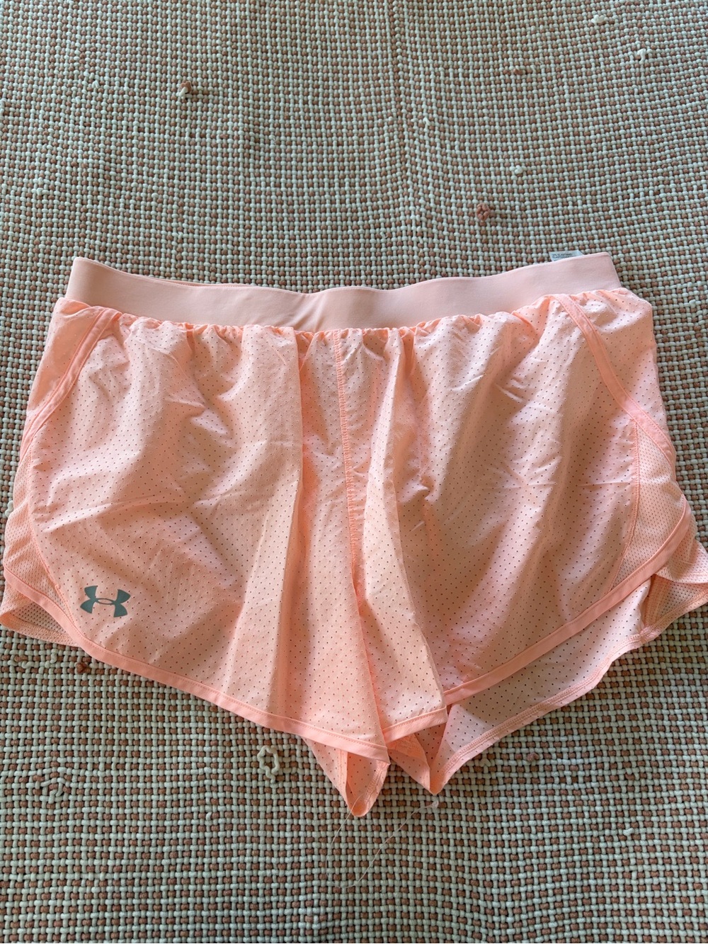 Under Armour Peach Athletic Running Shorts